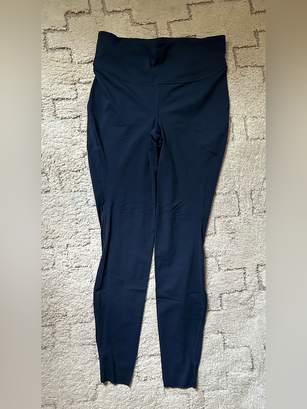 Lululemon Base Pace High Rise Leggings size 10 28” length in Black and True Navy - Picture 4 of 7